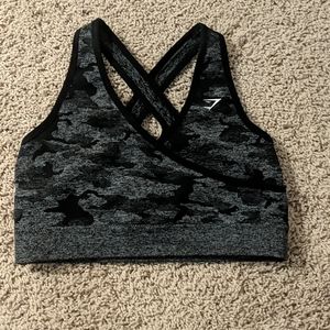 Gymshark camo bra